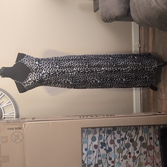 Express Animal Print Maxi Dress - Picture 1 of 3